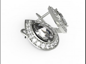 earring pine 001 Model 3D