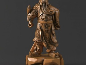 guan yu statues   statue of a man 3D Модель