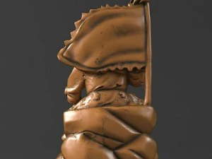 guan yu statues sculpture 16 3D Model