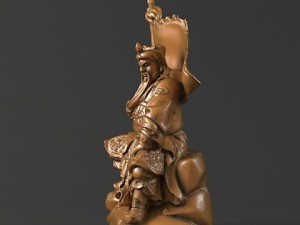 guan yu statues sculpture 16 3D Модель