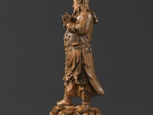 guan gong sculpture  statue18 3D 모델