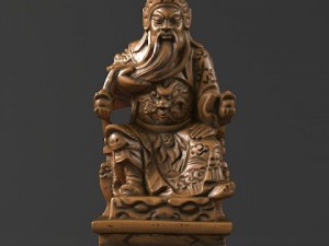 guan yu statues sculpture 19 3D Модель