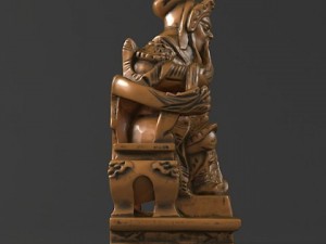 guan yu statues sculpture 19 3D 模型