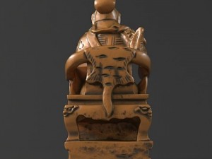 guan yu statues sculpture 19 3D 模型