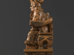 guan yu statues sculpture 19 3D 模型
