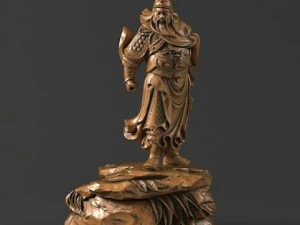 patung patung guan yu 20 Model 3D