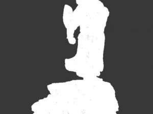 guan yu statues sculpture 20 3D Model