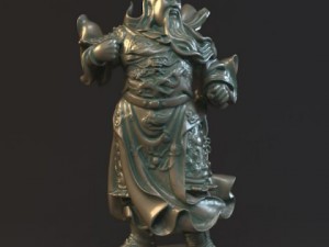 guan yu statues sculpture1 3D Модель