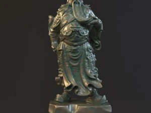 guan yu statues sculpture2 3D Model