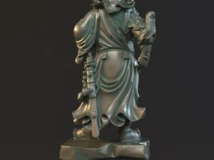 guan yu statues sculpture2 3D Model