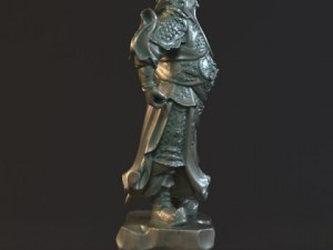 guan yu statues sculpture2 Modello 3D