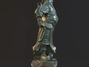 guan yu statues sculpture2 3D Model
