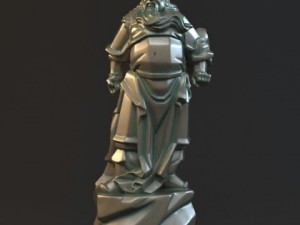 guan yu statues sculpture3 3D Модель