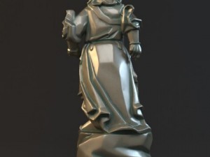 guan yu statues sculpture3 3D Model