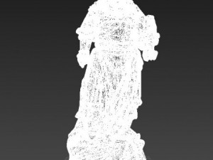guan yu statues sculpture3 3D Model