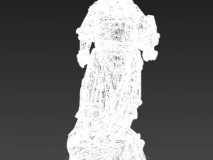 guan yu statues sculpture3 3D Model