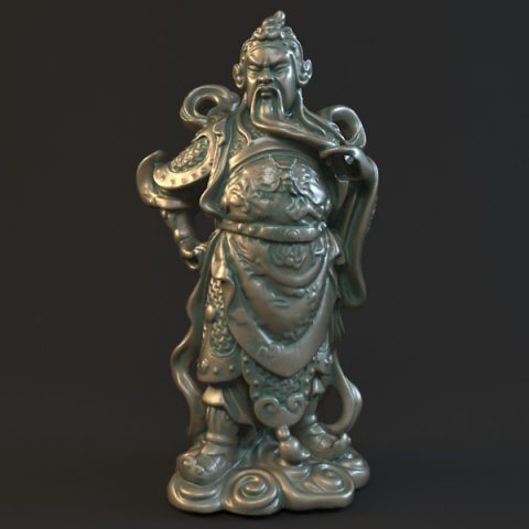 guan yu statues sculpture4 Modello 3D .c4d .max .obj .3ds .fbx .stl .blend 