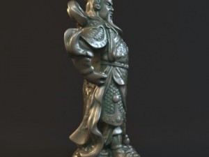 guan yu statues sculpture4 Modello 3D