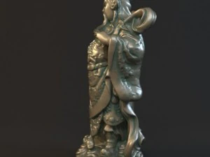 guan yu statues sculpture4 3D Model