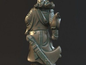 guan yu statues sculpture5 3D Модель