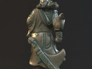 guan yu statues sculpture5 3D Model