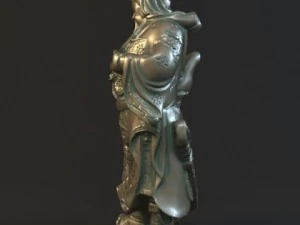 guan yu statues sculpture5 3D Model