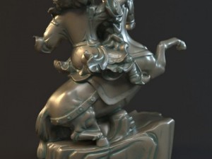 guan yu statues sculpture6 Modello 3D