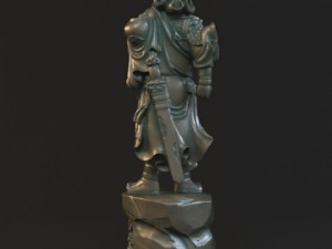 guan yu statues sculpture7 3D Модель