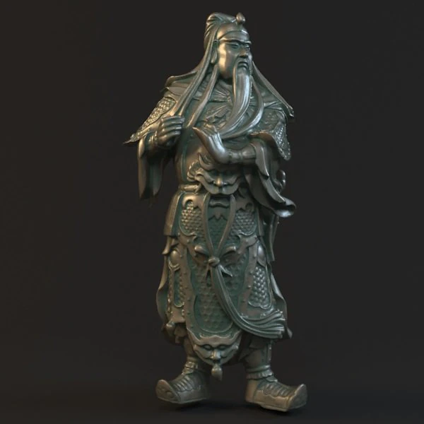 guan yu statues sculpture8 3D Model .c4d .max .obj .3ds .fbx .stl .blend 