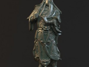 guan yu statues sculpture8 3D Модель
