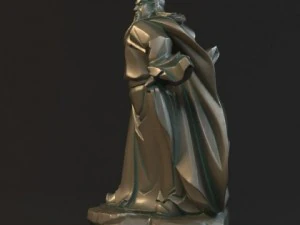 guan yu statues sculpture9 3D Model