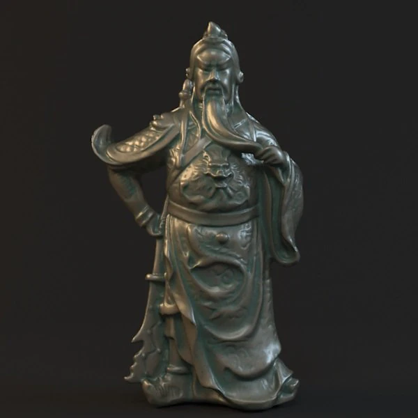guan yu statues sculpture10 3D Model .c4d .max .obj .3ds .fbx .stl .blend 
