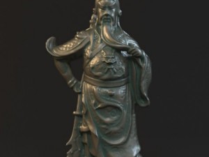 guan yu statues sculpture10 3D Модель