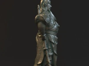 guan yu statues sculpture10 3D Model