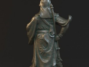 guan yu statues sculpture10 3D Model