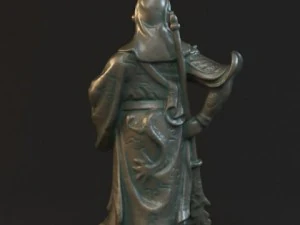guan yu statues sculpture10 3D Model
