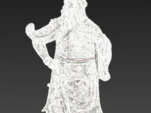 guan yu statues sculpture10 3D Model