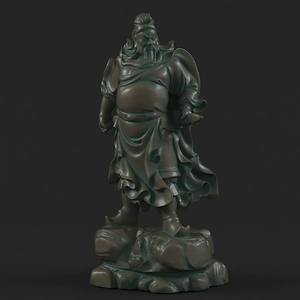 guan yu statues sculpture11 3D Model .c4d .max .obj .3ds .fbx .stl .blend 