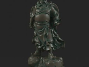 guan yu standbeelden sculpture11 3D Model