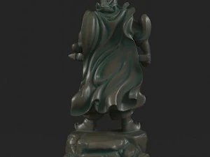 guan yu statues sculpture11 3D Model