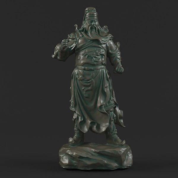 guan yu statues sculpture12 3D Model .c4d .max .obj .3ds .fbx .stl .blend