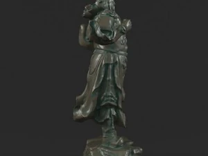 guan yu statues sculpture12 3D Model