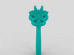 ring with sapphires and diamonds 3D Print Model