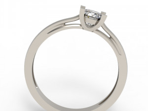 classic diamond ring 3D printmodel