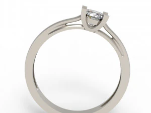 classic diamond ring 3D Print Model