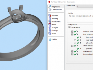 classic diamond ring 3D printmodel