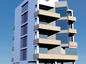 residential building Modello 3D