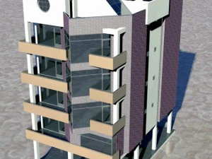 residential building 3D Model