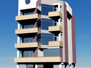 residential building 3D 모델