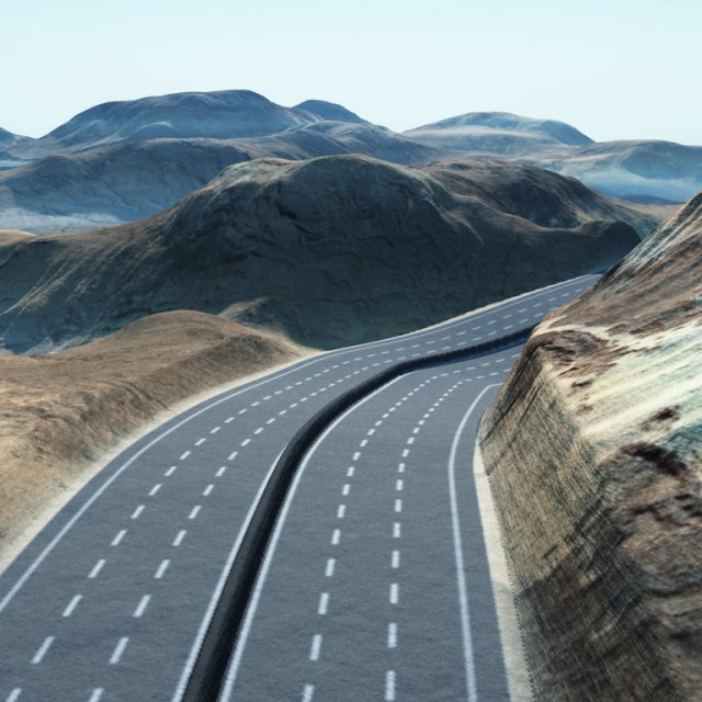 freeway for vue Model 3D .c4d .max .obj .3ds .fbx .stl .blend 